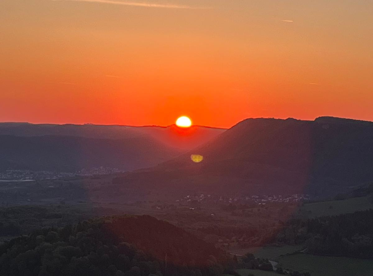 Sonnenaufgangswanderung auf die Achalm